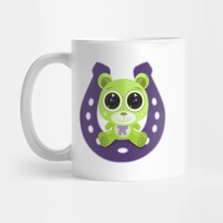 Teddy Bear - Lucky Green Mug